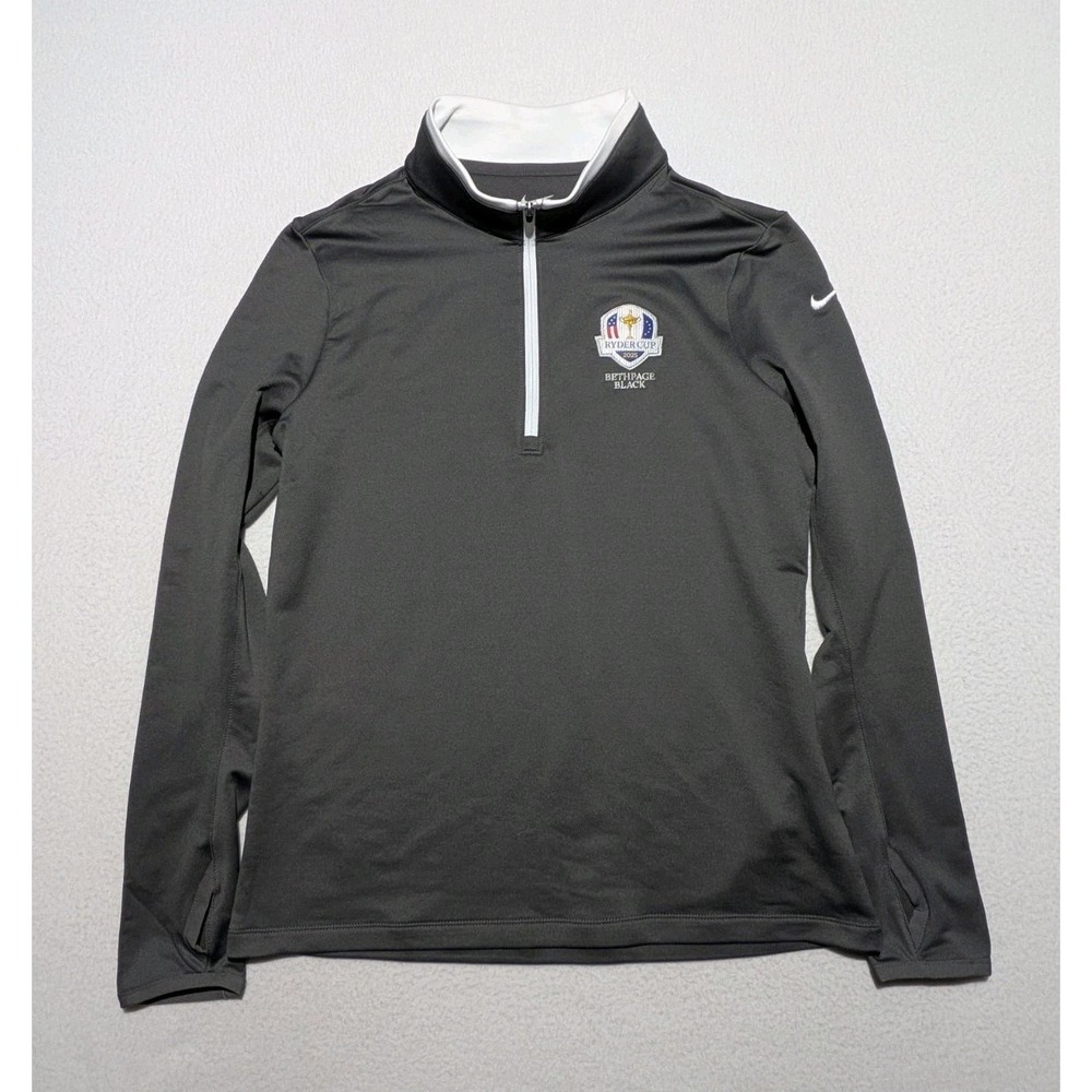 Nike Dri-FIT Ryder Cup 2025 Bethpage Black Quarter Zip Womens Medium Golf